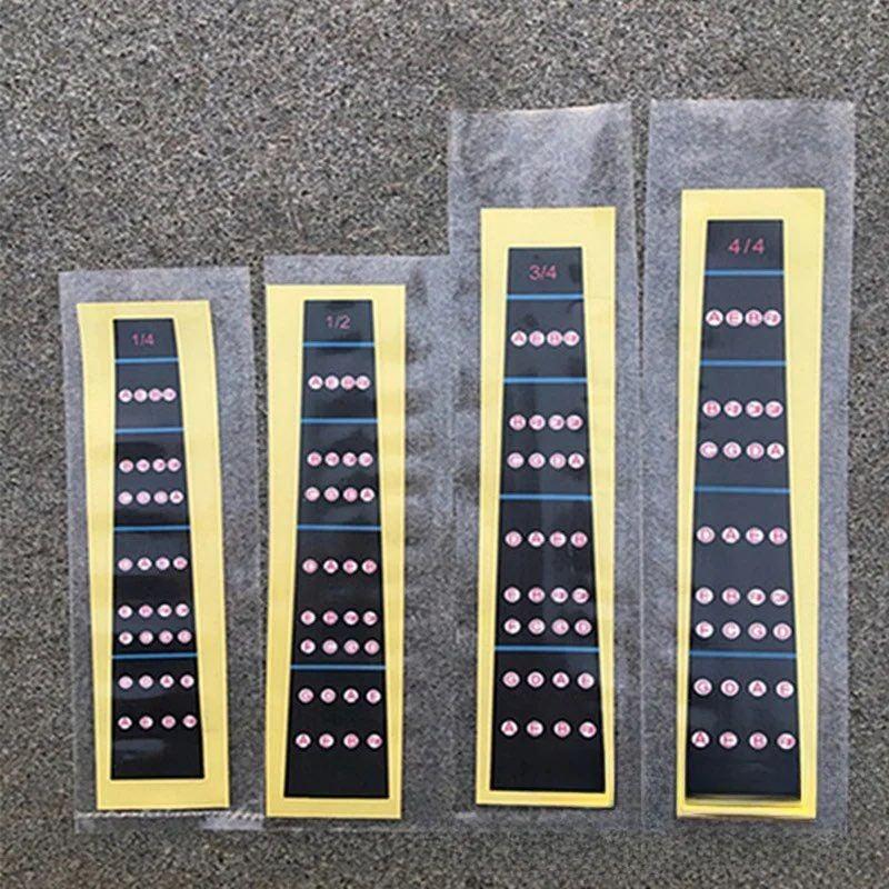 Violin Fingerboard Sticker Note Label Finger Chart Practice Beginner Parts