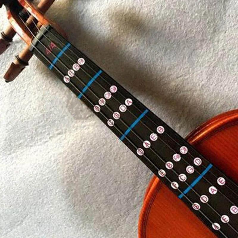 Violin Fingerboard Sticker Note Label Finger Chart Practice Beginner Parts
