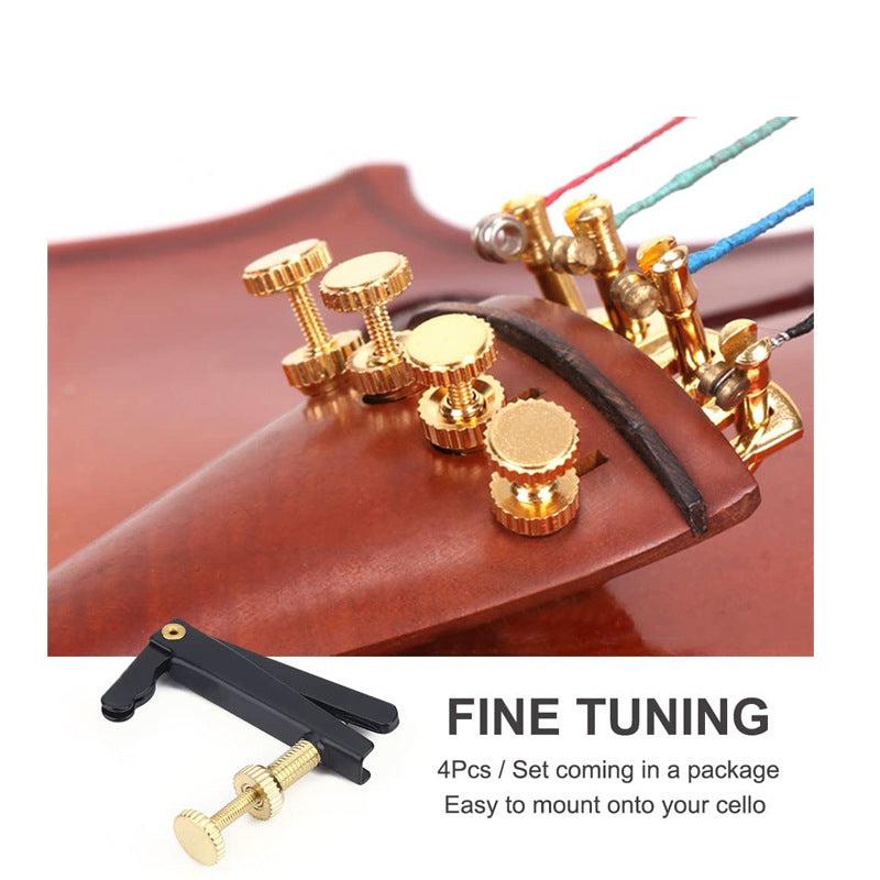 4pcs Violin Trimmer String Hook Metal Violin Accessories