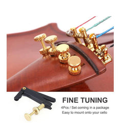 4pcs Violin Trimmer String Hook Metal Violin Accessories