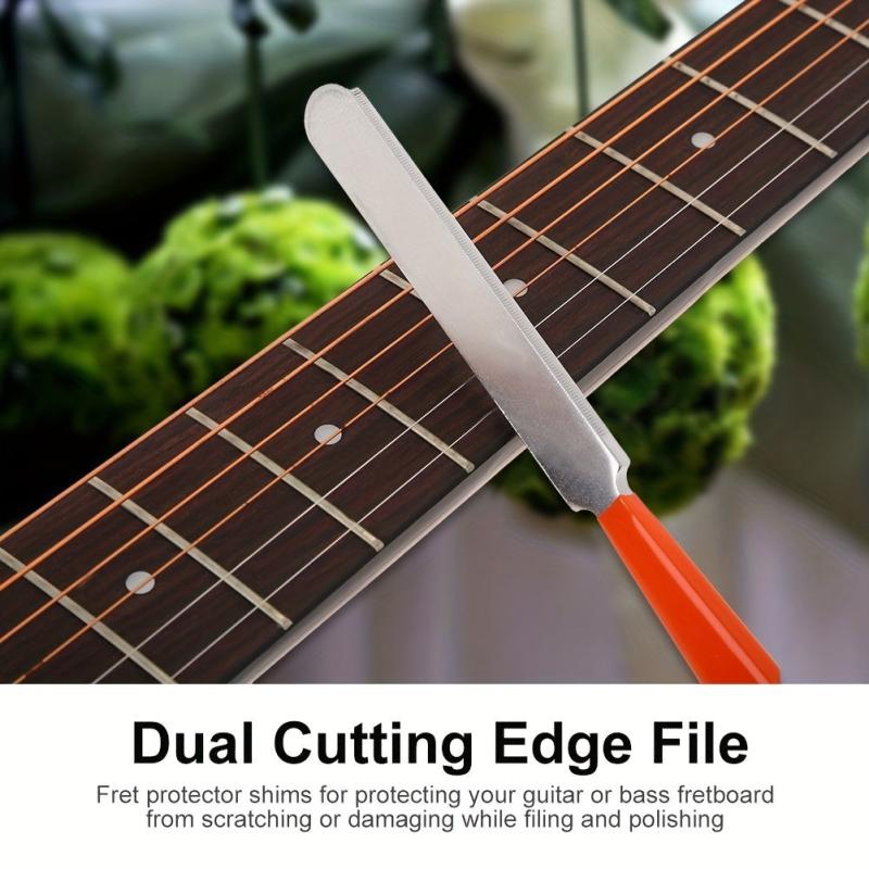 Anti Rust Metal Guitar Fret Crowning File for Repair
