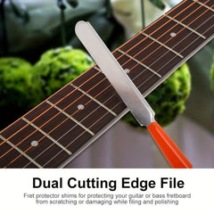 Anti Rust Metal Guitar Fret Crowning File for Repair