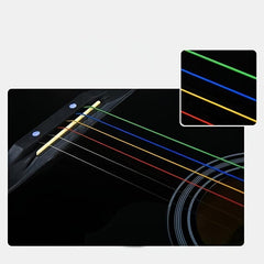 6 Pack Colorful Folk Loose Steel Guitar Strings for Wood Guitars