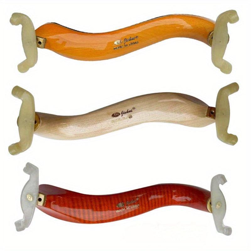 Stripes Wood Violin Shoulder Rest Adjustable Shoulder Pad