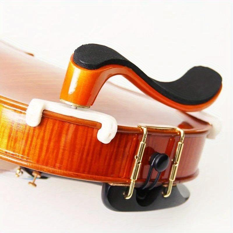 Stripes Wood Violin Shoulder Rest Adjustable Shoulder Pad