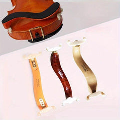 Stripes Wood Violin Shoulder Rest Adjustable Shoulder Pad