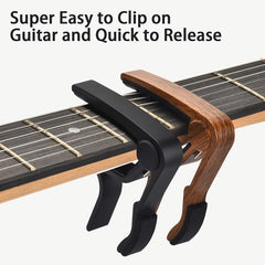 2 Pack Guitar Capos Acoustic Electric Bass Performance Upgrade