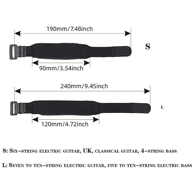 Guitar Fret Mute Wraps - Silence Strings for Guitars, Bass, Ukuleles
