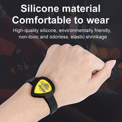 1pc Guitar Pick Sleeve Hand Ring Silicone Compact Pick Box