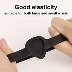 1pc Guitar Pick Sleeve Hand Ring Silicone Compact Pick Box