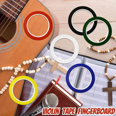 6pcs Violin Finger Guide Stickers 66m Length Cello Fingering Tape