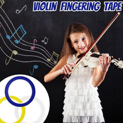 6pcs Violin Finger Guide Stickers 66m Length Cello Fingering Tape