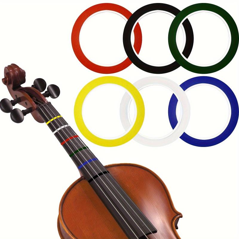 6pcs Violin Finger Guide Stickers 66m Length Cello Fingering Tape