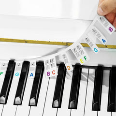 Piano Key Labels 88 61Key Silicone Stickers Guide For Beginners