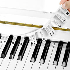 Piano Key Labels 88 61Key Silicone Stickers Guide For Beginners