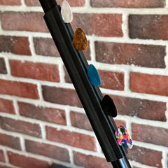 Pick Holder with 5 Picks for Microphone Stand or Music Stand