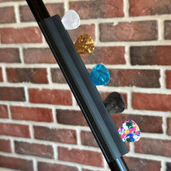 Pick Holder with 5 Picks for Microphone Stand or Music Stand