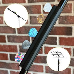 Pick Holder with 5 Picks for Microphone Stand or Music Stand