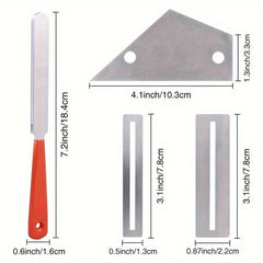 Guitar Fret Crowning File Leveling Beam Luthier Tool Set