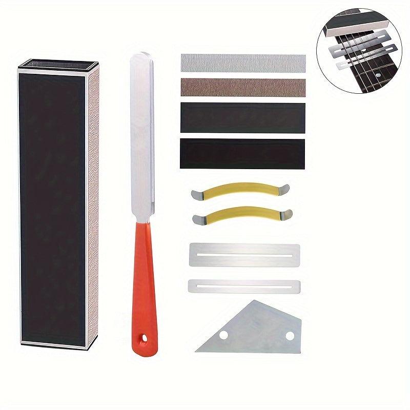 Guitar Fret Crowning File Leveling Beam Luthier Tool Set