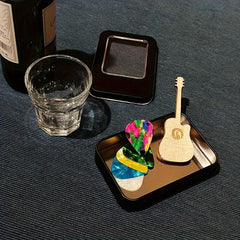 Celluloid Guitar Paddles 15 0 46MM 8 0 71MM 4 0 96MM 3 Matte Iron Box