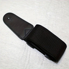Guitar Strap PU Leather & Canvas Webbing Wear Resistant Adjustable Range