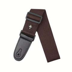 Vintage Cross Guitar Strap for Long Jam Sessions