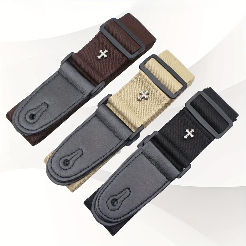 Vintage Cross Guitar Strap for Long Jam Sessions