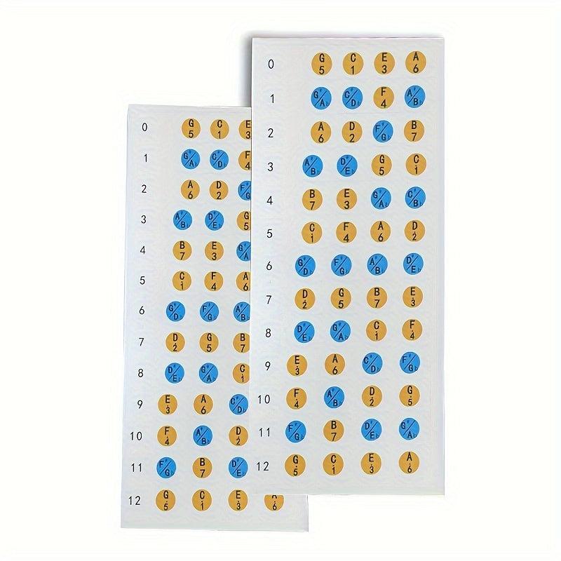 Ukulele Fingerboard Stickers Note Scale Stickers