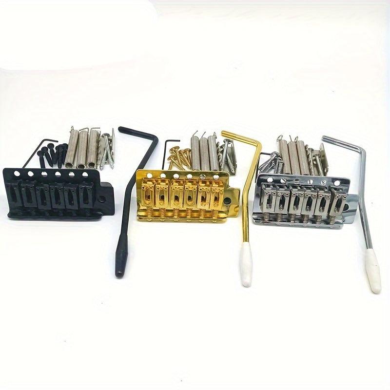 6 String Bridge Saddle Tailpiece for Strat Guitar