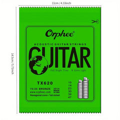 High-Quality Acoustic Guitar Strings Set