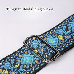 2pcs Embroidered Guitar Straps w/ Free Hook