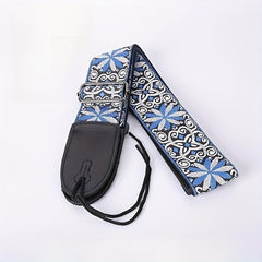 2pcs Embroidered Guitar Straps w/ Free Hook