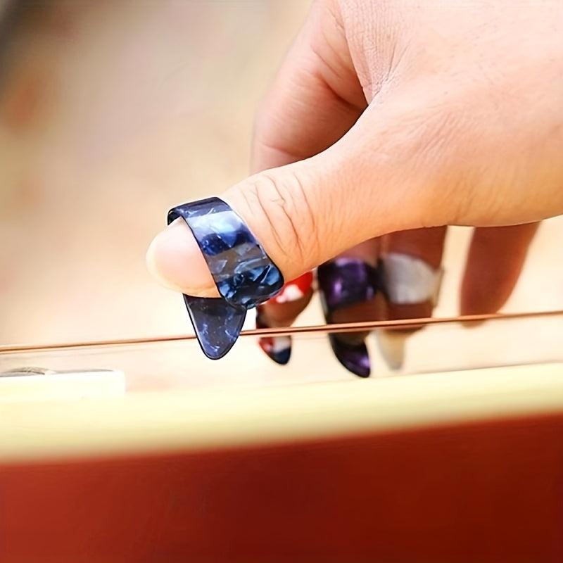 4pcs Finger Picks for Guitar Bass Thumb Fingerstyle Plectrums