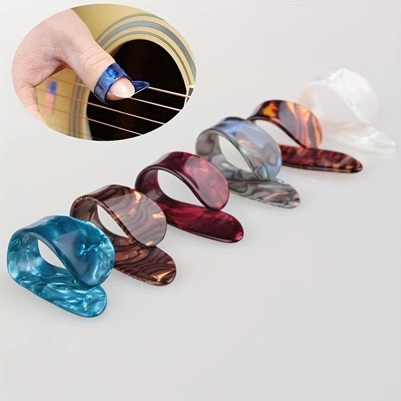 4pcs Finger Picks for Guitar Bass Thumb Fingerstyle Plectrums