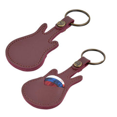 Leather Guitar Picks Holder Keychain Store Carry Picks On the Go