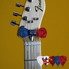 Leather Guitar Picks Holder Keychain Store Carry Picks On the Go
