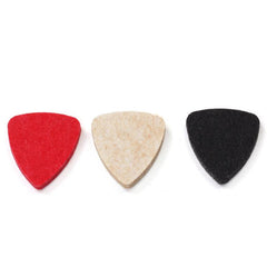 3pcs Wool Felt Ukulele Picks Soft Picks Accessories
