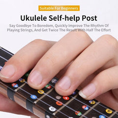Ukulele Fingerboard Stickers for Fast Learning - 23in & 26in Ukuleles