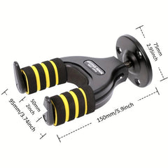Guitar Wall Mount Hanger Auto Lock Hook Holder Acoustic Guitar Ukulele Bass