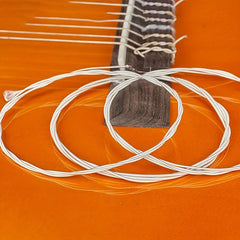 6pcs Nylon Silver Strings Set For Classical Guitar