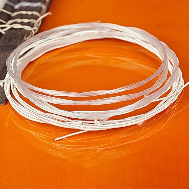 6pcs Nylon Silver Strings Set For Classical Guitar