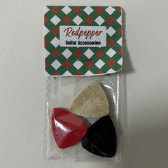 Set of 3 Felt Ukulele Picks Mixed Colors