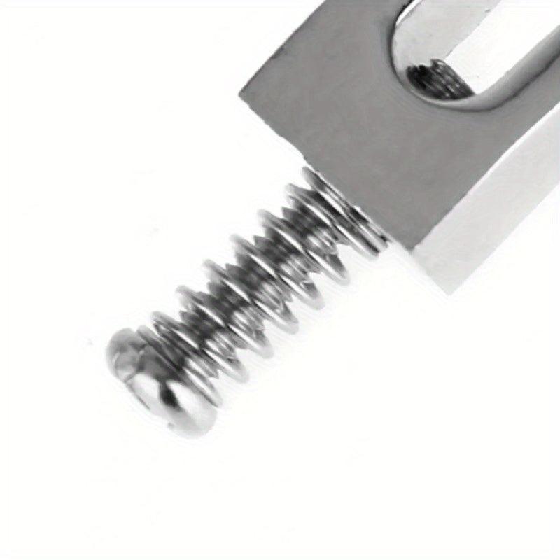 6pcs Guitar Tremolo Saddles Long Life Wear Resistant Guitar Bridge Saddle