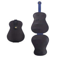 Guitar Storage Bag Wood Grain Retro Style Musical Instrument PU Leather