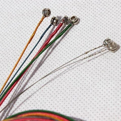 6pcs Rainbow Guitar Strings Acoustic Classic Guitars Gift Birthdays Easter