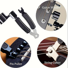 64pcs Guitar Accessories with Strings, Capo, Pick, Tuner & More