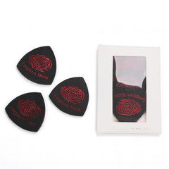 3pcs Ukulele Faux Leather Soft Plectrum & Finger Pick Accessories