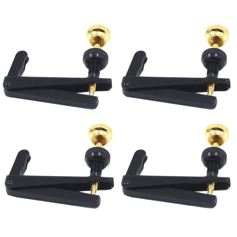 4pcs Violin Fine Tuners High 1 4 4 4 Fiddle Metal String Adjuster