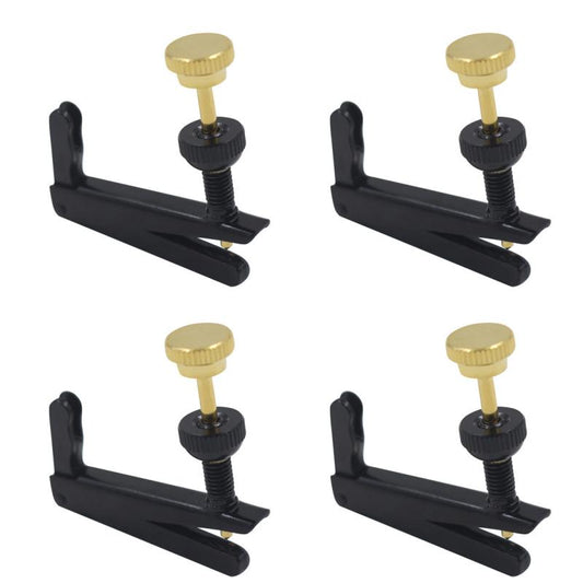4pcs Violin Fine Tuners High 1 4 4 4 Fiddle Metal String Adjuster
